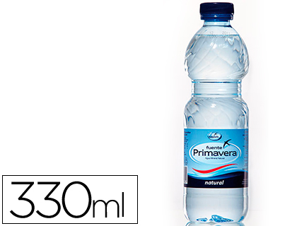 [FP0.33L] AGUA MINERAL NATURAL FUENTE PRIMAVERA BOTELLA DE 330 ML