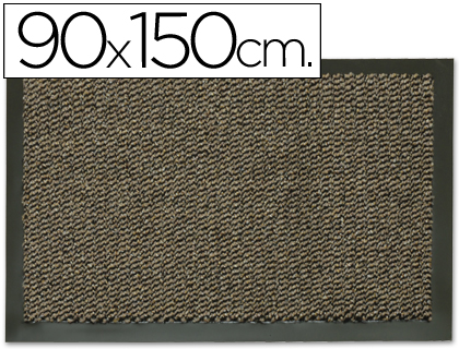 [4TSB90X150.02] ALFOMBRA PAPERFLOW ANTIPOLVO GRIS BASIC 90X150 CM