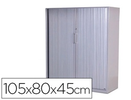 [1503AC00] ARMARIO METALICO ROCADA DOS PUERTAS TIPO PERSIANA INCLUYE DOS BALDA SERIE STORE 105X80X45 CM ACABADO AC00