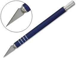 [KF00289] BISTURI Q-CONNECT METALICO ALEACION DE ALUMINIO CON GOMA - 5 CUCHILLAS DE REPUESTO - BLISTER 1 UNIDAD