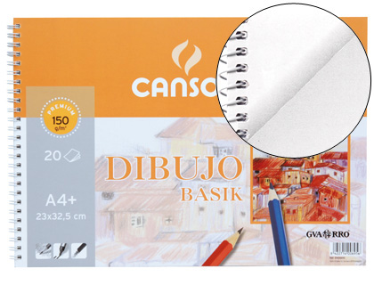 [C200400695] BLOC DIBUJO BASIK DIN A4 23X32.5 CM 20 HOJAS DE 150 GR/M2