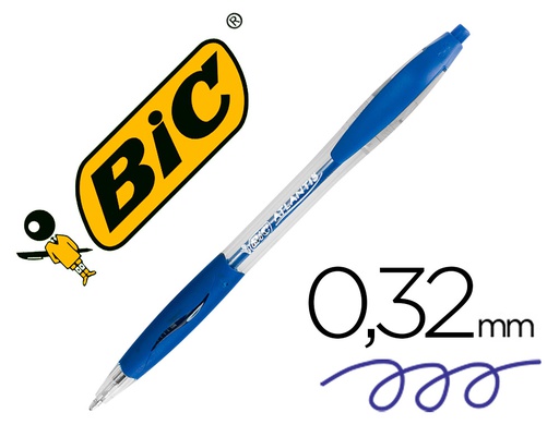 [8871311] BOLIGRAFO BIC ATLANTIS AZUL RETRACTIL TINTA ACEITE PUNTA DE 1 MM