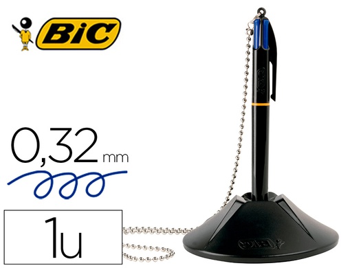 [527507] BOLIGRAFO BIC CUATRO COLORES CON PEANA