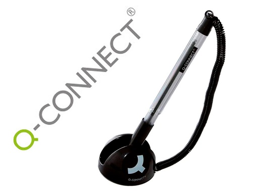 [KF00841] BOLIGRAFO EXTENSIBLE Q-CONNECT CON CADENA PLASTICO Y SOPORTE ADHESIVO