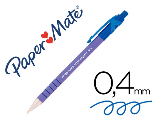 [S0190433] BOLIGRAFO FLEXGRIP RETRACTIL AZUL