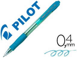 [NSGAC] BOLIGRAFO PILOT SUPER GRIP CELESTE RETRACTIL SUJECION DE CAUCHO TINTA BASE DE ACEITE