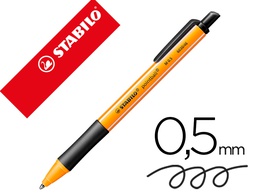 [6030/46] BOLIGRAFO STABILO POINTBALL 0,5 MM NEGRO