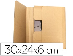 [KF26142] CAJA PARA EMBALAR Q-CONNECT LIBRO MEDIDAS 300X240X60 MM ESPESOR CARTON 3 MM