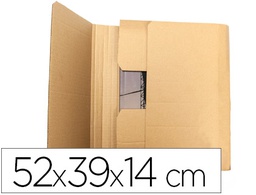 [KF26144] CAJA PARA EMBALAR Q-CONNECT LIBRO MEDIDAS 520X390X140 MM ESPESOR CARTON 3 MM