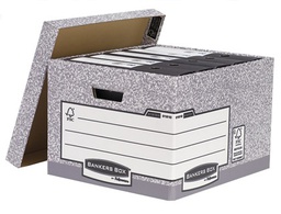 [01810-FFEU] CAJON FELLOWES CARTON RECICLADO PARA ALMACENAMIENTO DE ARCHIVO CAPACIDAD 4 CAJAS DE ARCHIVO TAMAÑO FOLIO