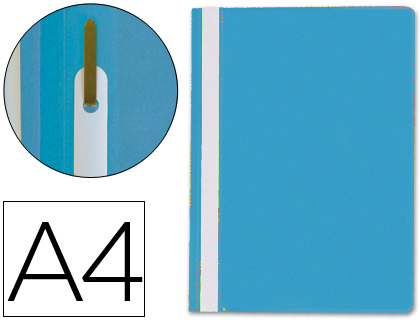 [KF01454] CARPETA DOSSIER FASTENER PLASTICO Q-CONNECT DIN A4 AZUL