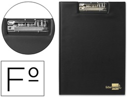 [MS04] CARPETA LIDERPAPEL MINICLIP SUPERIOR FOLIO PLASTICO NEGRO
