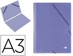 [CG29] CARPETA PLANOS LIDERPAPEL A3 CARTON GOFRADO N 12 AZUL