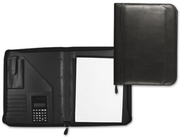 [KF03770] CARPETA PORTAFOLIOS 80-848 NEGRA 260X355 MM CREMALLERA SIN ANILLAS CALCULADORA CON BOLSA PARA MOVIL