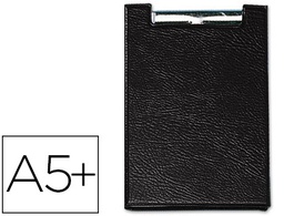 [160-NE] CARPETA SARO CON PINZA CUARTO PLASTICO NEGRO