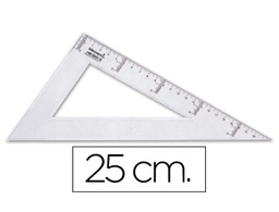 [RN05] CARTABON LIDERPAPEL 25 CM PLASTICO CRISTAL