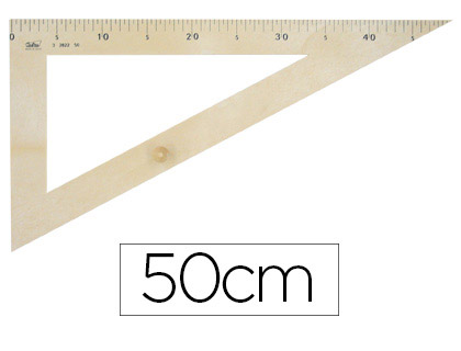 [235] CARTABON PARA ENCERADO FAIBO DE PLASTICO IMITACION MADERA 50 CM