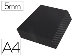 [LU14] CARTON PLUMA LIDERPAPEL NEGRO DOBLE CARA DIN A4 ESPESOR 5 MM