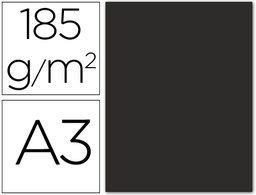 [C200040217] CARTULINA CANSON DIN A3 38 NEGRO 185 GR -UNIDAD-