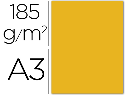 [C200005834] CARTULINA CANSON DIN A3 39 ORO 280 GR -UNIDAD-