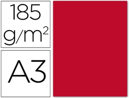 [C200040194] CARTULINA CANSON DIN A3 14 ROJO 185 GR -UNIDAD-
