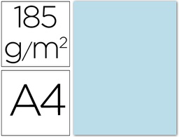 [C200040166] CARTULINA CANSON DIN A4 20 AZUL CIELO 185 GR -UNIDAD-