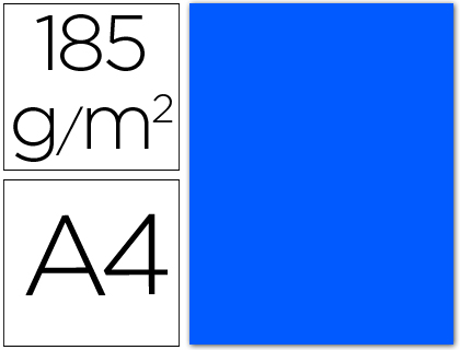 [C200040168] CARTULINA CANSON DIN A4 22 AZUL MAR 185 GR -UNIDAD-