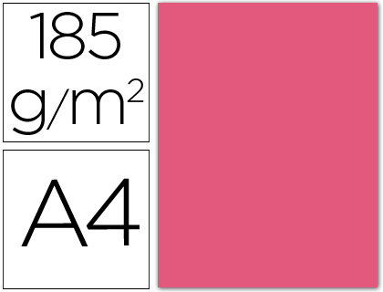 [C200040160] CARTULINA CANSON DIN A4 11 FUCSIA 185 GR -UNIDAD-