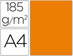 [C200040158] CARTULINA CANSON DIN A4 09 NARANJA 185 GR -UNIDAD-