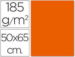 [C200040223] CARTULINA CANSON 50X65 08 MANDARINA CM 185 GRS -UNIDAD-
