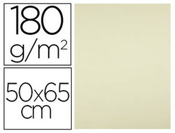[CX56] CARTULINA LIDERPAPEL 50X65 CM 180G/M2 AMARILLO PAQUETE DE 25 HOJAS