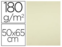 [CX56] CARTULINA LIDERPAPEL 50X65 CM 180G/M2 AMARILLO PAQUETE DE 25