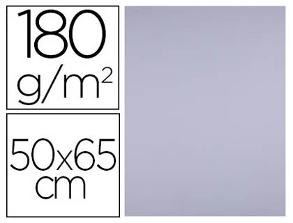 [CX64] CARTULINA LIDERPAPEL 50X65 CM 180G/M2 LILA PAQUETE DE 25 HOJAS
