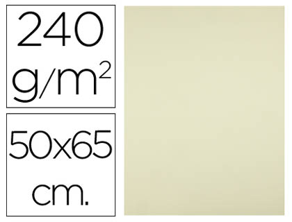 [CX02] CARTULINA LIDERPAPEL 50X65 CM 240G/M2 AMARILLO