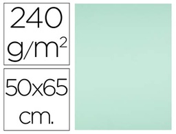 [CT32] CARTULINA LIDERPAPEL 50X65 CM 240G/M2 VERDE NAVIDAD PAQUETE DE 25 HOJAS