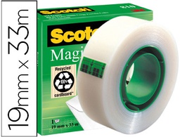 [70005241826] CINTA ADHESIVA SCOTCH-MAGIC INVISIBLE 33 MT X 19 MM