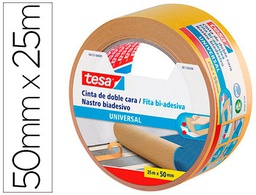 [56172-5-1] CINTA ADHESIVA TESA DOBLE CARA UNIVERSAL 25 MT X 50 MM