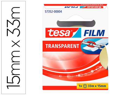 [57352-00004-01] CINTA ADHESIVA TESA PRACTIC 33 MT X 15 MM