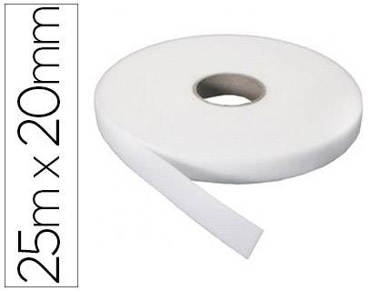 [840A] VELCRO ADHESIVO SUMO DIDACTIC SUAVE ROLLO 25 M X 20 MM