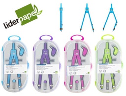 [MP18] COMPAS LIDERPAPEL MICROMETRICO CON ADAPTADOR COLOR