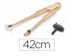 [238U] COMPAS PARA ENCERADO FAIBO DE PLASTICO IMITACION MADERA CON ADAPTADOR 42 CM