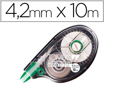 [CT-YT4] CORRECTOR TOMBOW MONO CT-YT4 CINTA 4,2 MM X 10 MT EN BLISTER