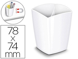 [1005310021] CUBILETE PORTALAPICES CEP MAGNETICO BLANCO 78X74X95 MM