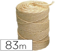 [CU01] CUERDA SISAL 3 CABOS LIDERPAPEL ROLLO 1/2 KG