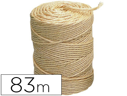 [CU01] CUERDA SISAL 3 CABOS LIDERPAPEL ROLLO 1/2 KG