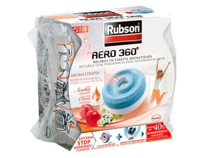 [2630124] RECAMBIO PASTILLA DESHUMIDIFICADOR RUBSON AERO 360º AROMATERAPIA FRESCURA