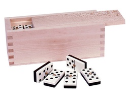 [351] DOMINO PROFESIONAL CHAMELO CAJA MADERA