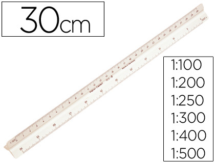 [176152] ESCALA FABER PLASTICO 153-B -1:100-200-250-300-400-500