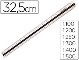 [16320010] ESCALA M+R 1632.20 1:100-200-250-300-400-500 30 CM ESTUCHE RIGIDO COLOR