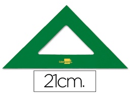 [ES03] ESCUADRA LIDERPAPEL 21 CM ACRILICO VERDE